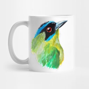 Blue Crowned Motmot Head Mug